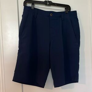 NWT Under Armour Heat Gear Short 11” inseam Navy size 34